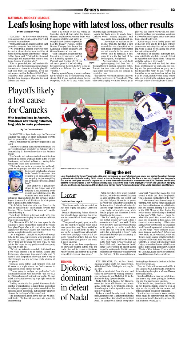 Lazar Feature Spill 03-31-14