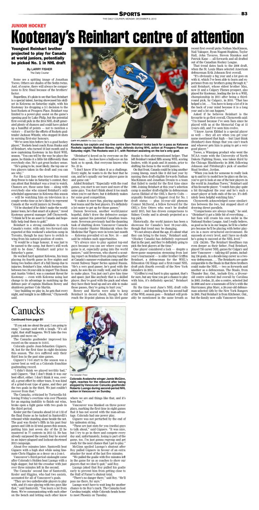 Reinhart Feature 12-09-13