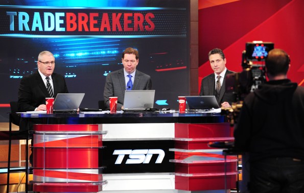 TSN.ca The TSN hockey insiders, from left, Bob McKenzie, Gord Miller and Darren Dreger will be a busy bunch over the next five days as their team will be counted on to break trades as they happen leading up to Wednesday's noon PT deadline.